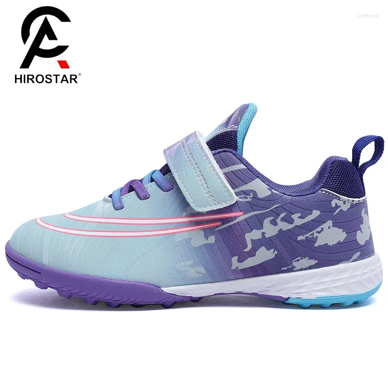 American Football Shoes Kids Soccer Fast Futsal Professional Training Indoor Non Slip Ultralight Boots Top-nivå sneaker