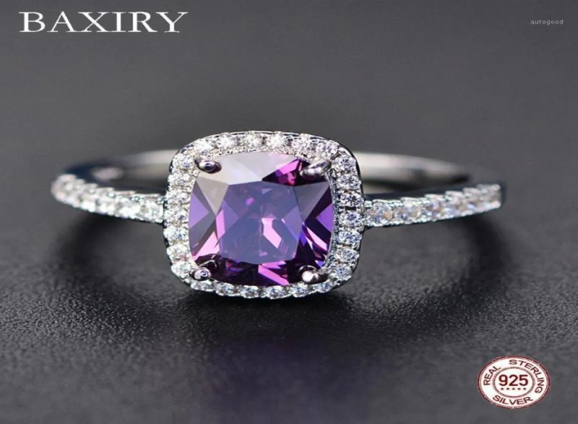 Fint engagemang Ruby 925 Sterling Silver Rings Amethyst Gemstone Ring Silver Emerald Blue Sapphire New For Women11635964