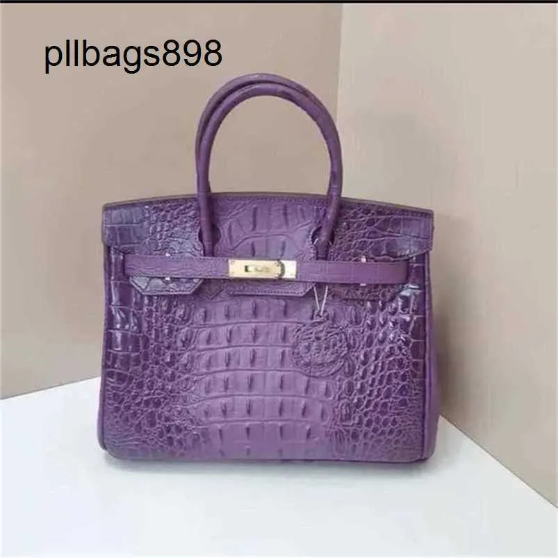 Designer Brkns Handbag 7A Designers Birkinsbagswomen Hems Brkin Bagssmall äkta mini Advanced Foreign Style Hand Shouldv1VC