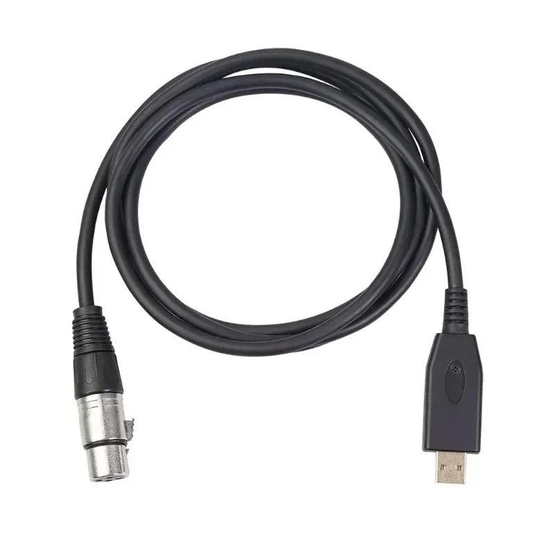 Nieuwe USB naar Canon vrouwelijke microfoon opnamelijn Studio Audiokabelverbindingslijn voor het omzetten van USB -microfoonkabel in studio