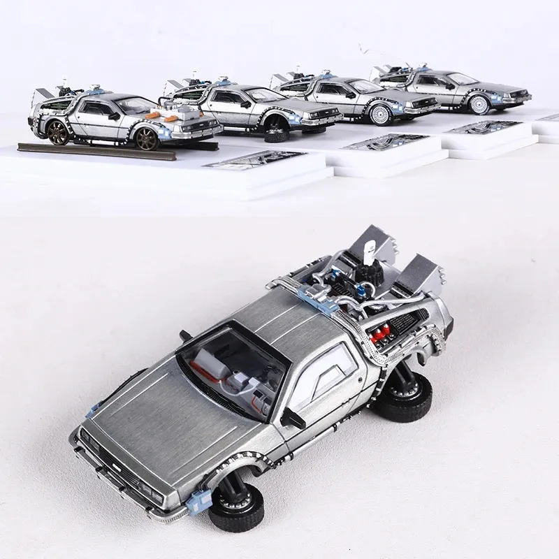 4R-568 MJ 1/64 バック トゥ ザ フューチャー デロリアン デロリアン-タイムマシン,ダイキャストカー,バック・トゥ・ザ