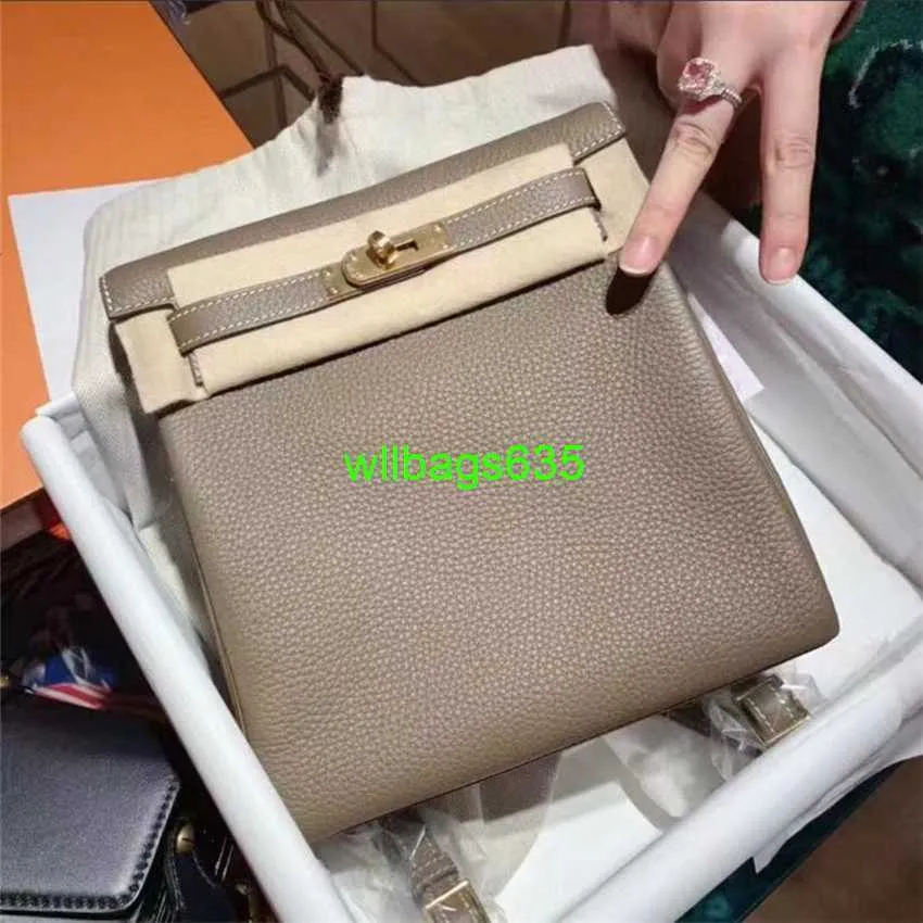 Bolsas de mochila de couro Confie Luxury Ky Bolsa Frea de cera artesanal 2024 BACA NOVA BACA BACA TOGO TOGO DE CHIDO DE CHIDO VERSÁTIL DA SCOLA SCHOOL SACO SACA DE WOMENS GEN TEM LOGO HB4FJ1