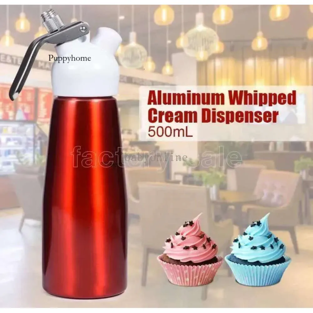 500Ml Dispenser Coffee Dessert Sauces Butter Whipper Aluminium Alloy Cream Foam Maker Cake Tools SEA Fy4413 0312 0418