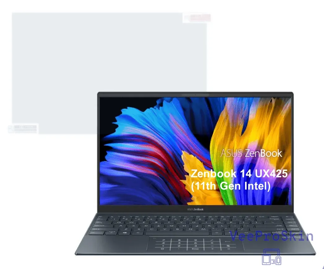 Koruyucular 3pcs ASUS ZENBOOK 14 UX425 (11. Gen Intel) UM425I UM425I UX425J UX425JA