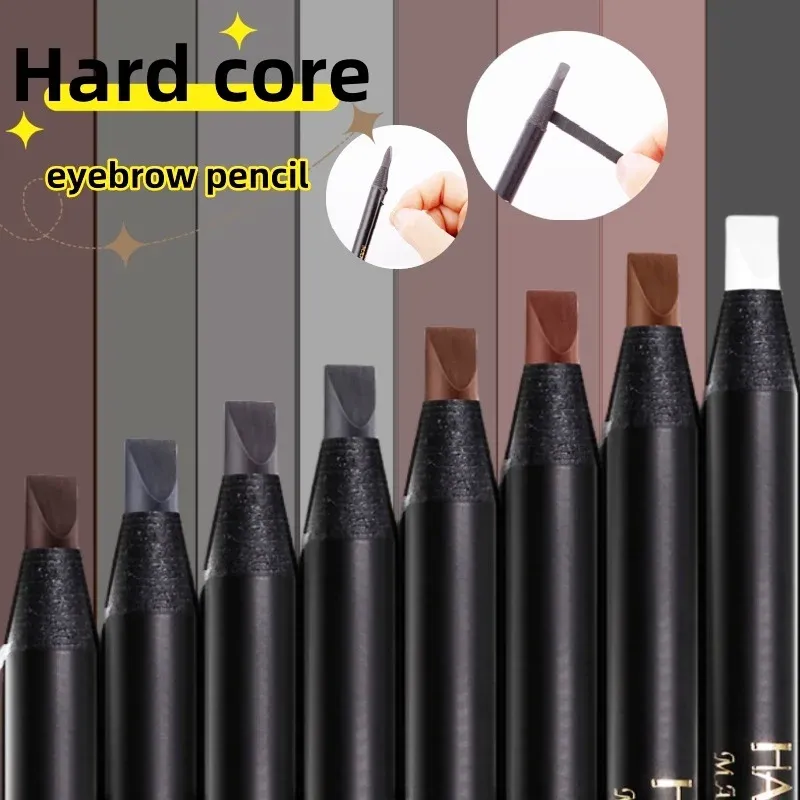 Supply White Eyebrow Pencil Cosmetic pen Brush for eyeshadow Natural LongLasting Tattoo Tint waterproof eye brow makeup set beauty