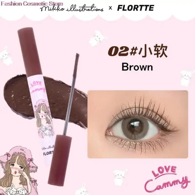 Flortte 4 Color Mascara Eyellash Primer Retting Base Cream Beauty Makeup Curling Lash Lash Extension étanche à long terme 240410