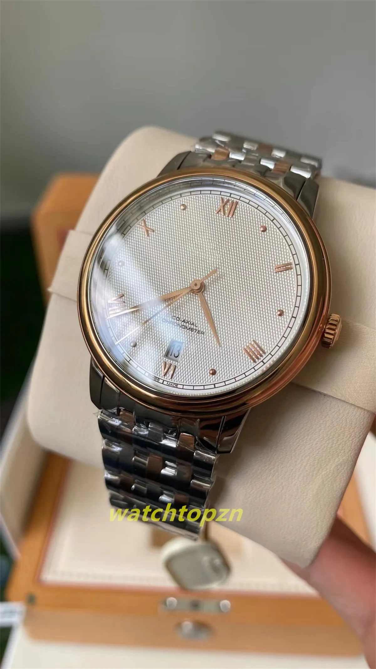 2024 A+Factory Mens Watch Watch niestandardowy ruch 2500 39,5 mm Ulepszone V2 904L Pasku Sapphire Kryształowe szklane lustro