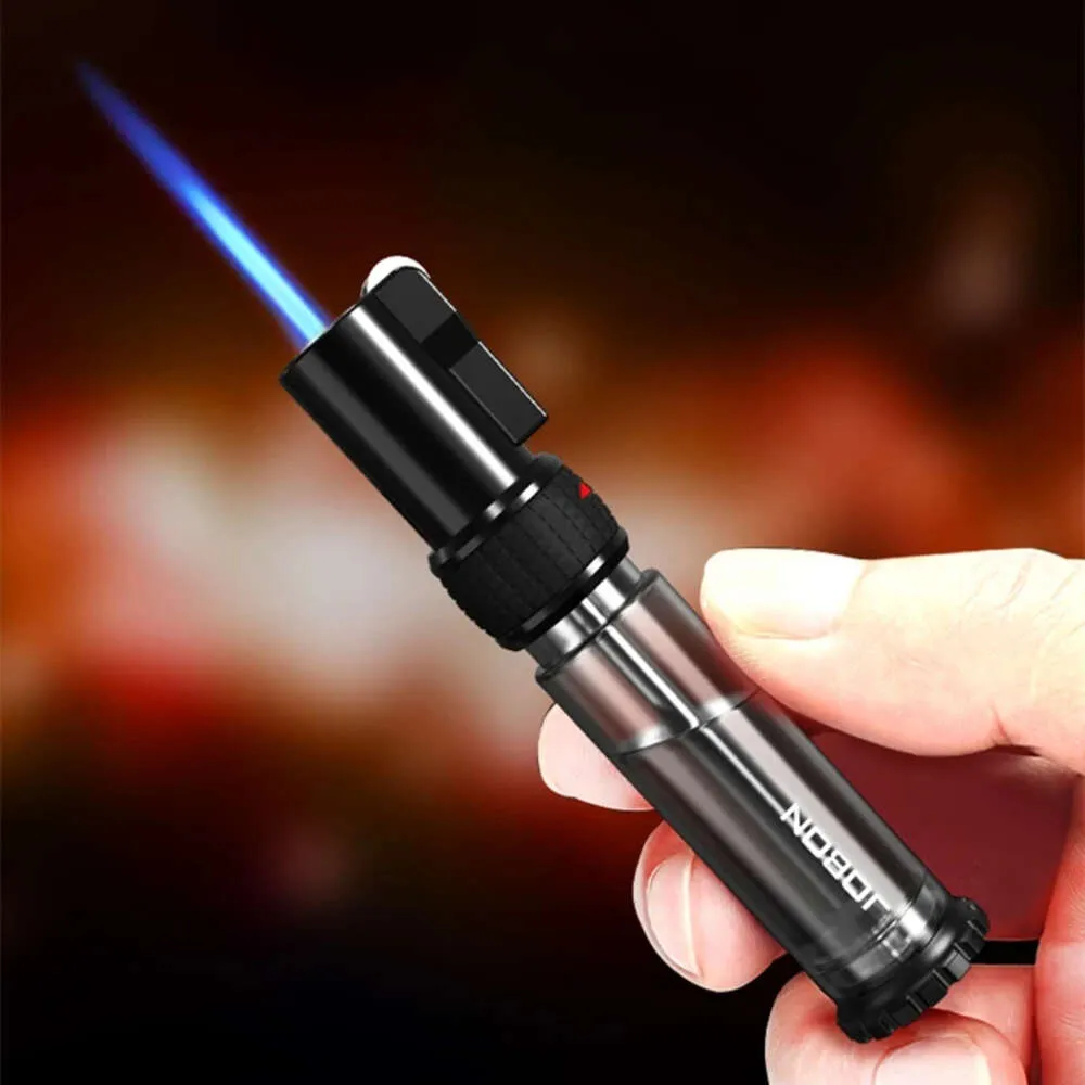 新しいJobon Jet Flint Lighter Gas Torch Lighter Iated Butane Metal Grinding Wheel Lighter Christmas Gift Men