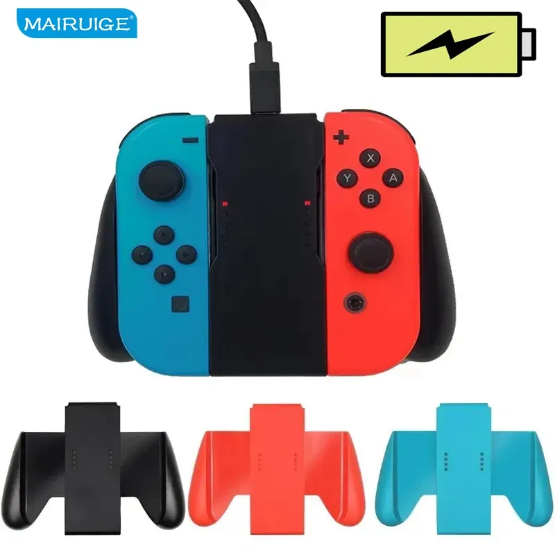 Mice Support Charging Joycon Controller Gaming Grip Switch Handle Comfort Bracket Support Holder Compatible Nintendo Accessories