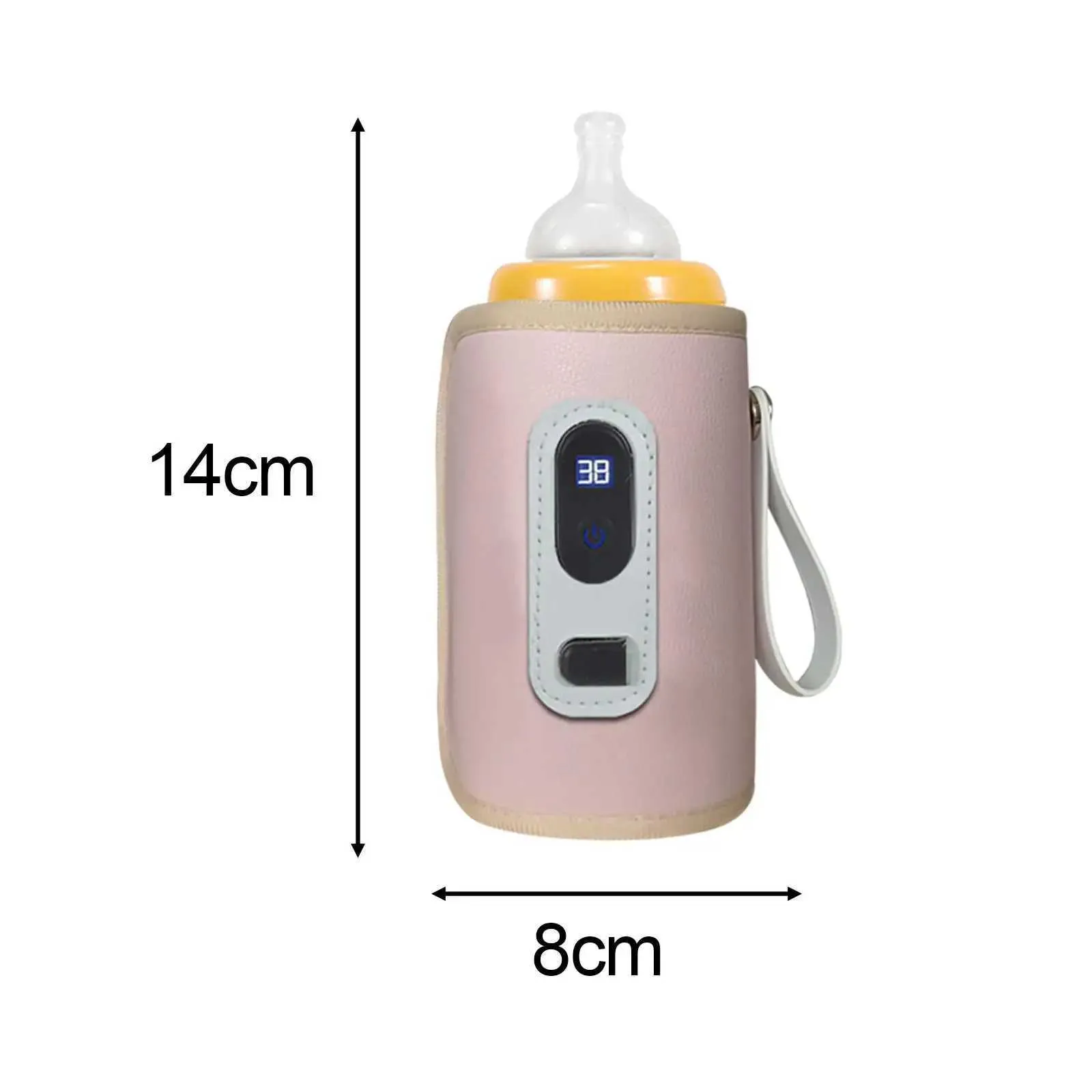 Mug Milk Heater USB Adjustable Temperature for All Bottles Baby Bottle Keep Warmer for Camping Shopping Picnic Daily Use Travel