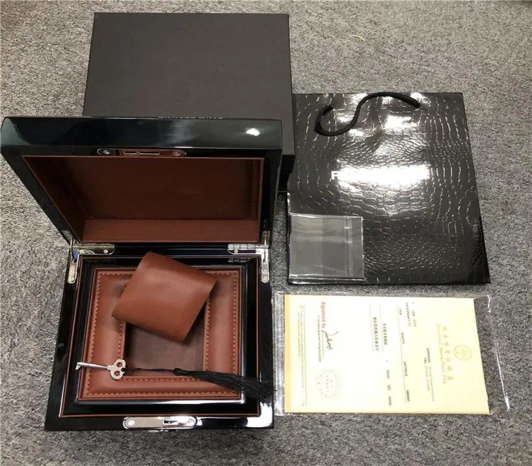 Hög kvalitetsdropship Top Quality Original Watch Box Set With Certificate Exquisite Watch Packaging Box Lichademile Watch Boxes5191652