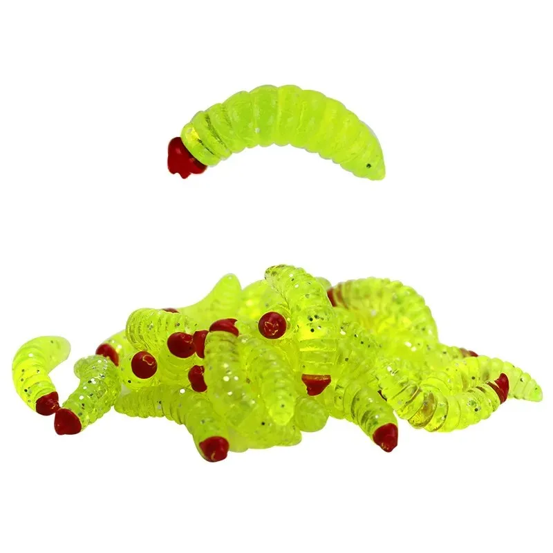 Larva Soft Swimbait 2 cm BAITS SILICONE BAITS CRÉGRES CHIMBLE WOBLERS FISHY SODE Fishing Lures vif Isca pesca