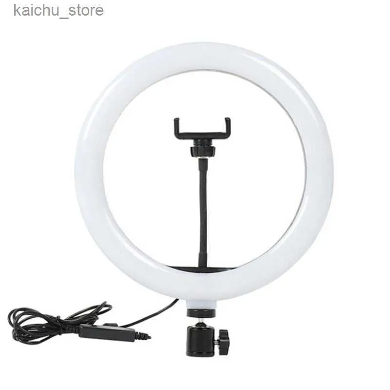 Illuminazione continua 162633 cm Luce selfie a LED con supporto per telefono cellulare Riempimento a LED Light Photography Ring Light Adauble per tiktok Video Film Onsite L