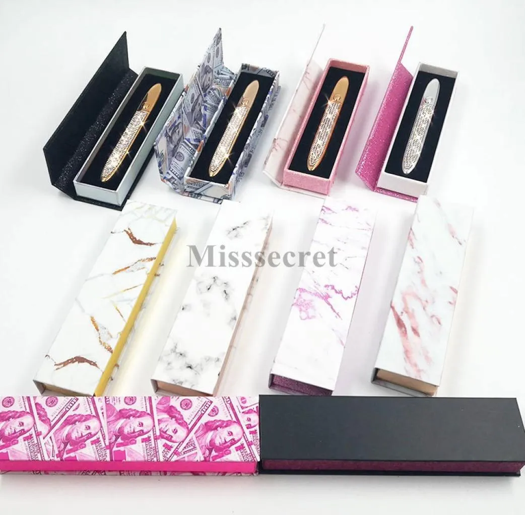 Nouveau design Adhesive Eyeliner Box Selfadhesive Eyelash Eyeliners Boîte d'emballage en marbre Boîte d'emballage Box Box Boxes9300961