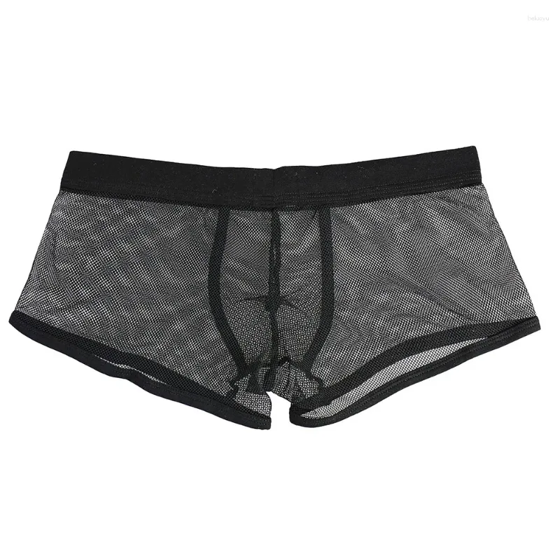 Sous-pants Jaycosin Men Underwear Nylon Sexy Letter Boître imprimé Shorts serrés Bulge Pouche de haute qualité