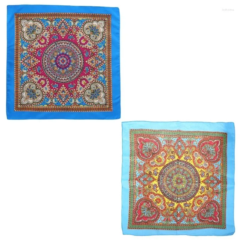 Party Supplies Colorful Paisley Bandana Square Scarf Wrap Headband Motorcycle Sports Wristband Drop