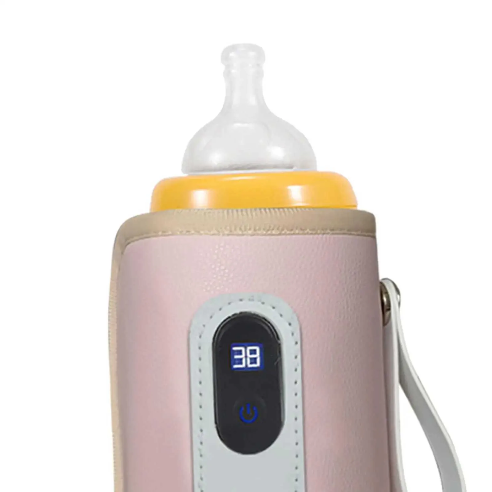 Mug Milk Heater USB Adjustable Temperature for All Bottles Baby Bottle Keep Warmer for Camping Shopping Picnic Daily Use Travel