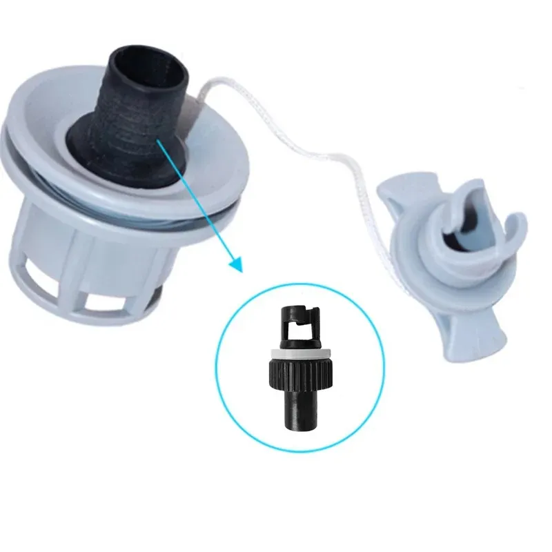 Kayak Boat Air Valve Adapter Inflatable Boat Kayak Accessories Air Foot Pump Hose Adapter Boat Kayak Air Valve Connector