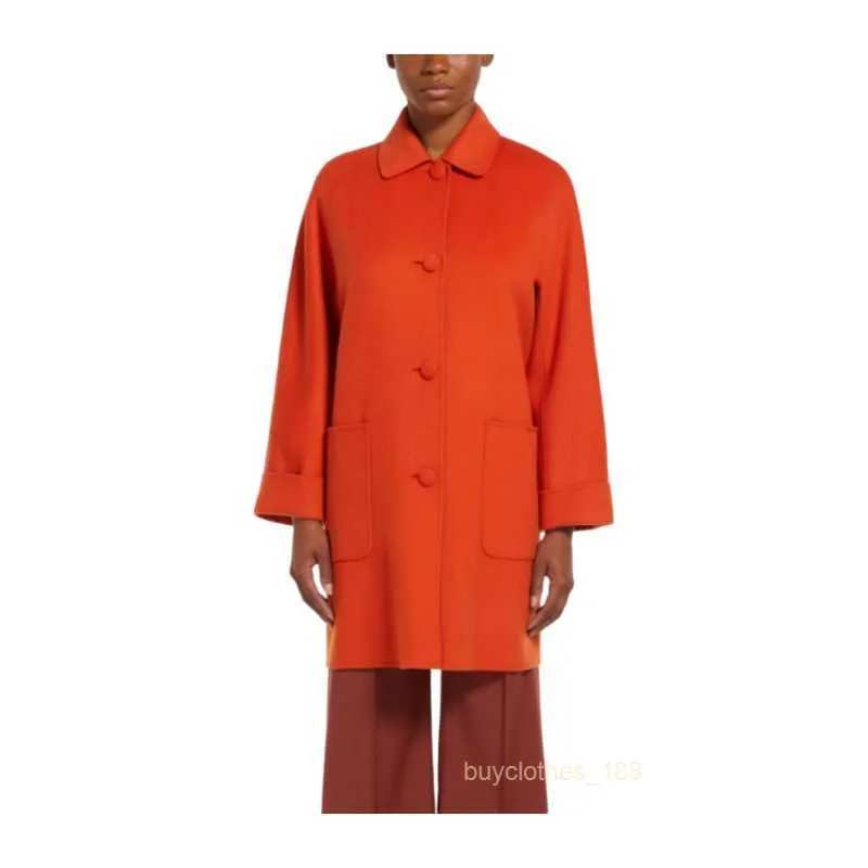 Jaquetas de casaco feminino de grife de grife de lã mistura de casacos jaqueta de trincheira de cor sólida cor de vento feminino e slim windbreaker clássico retro elegante tendência de moda enma