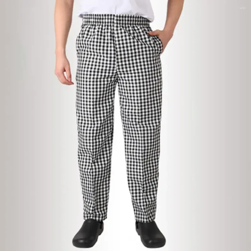 Pantalon pour hommes pantalon pantalon à carreaux pantalons de survêtement avec des poches latérales de taille élastique pour les activités de gymnase décontractées