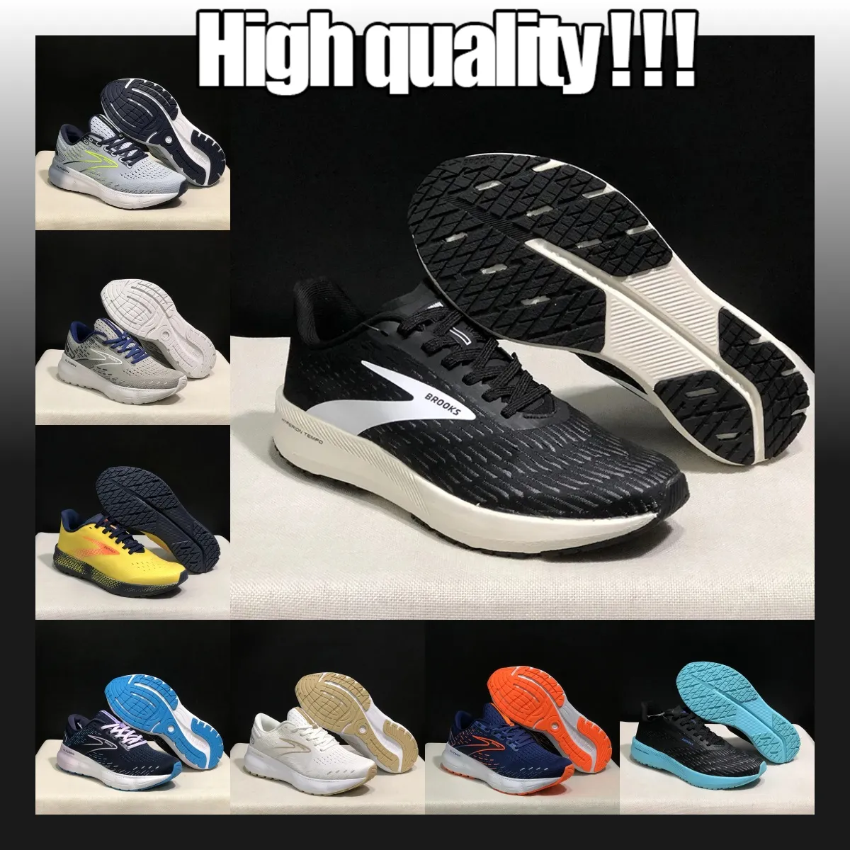 Löpare sneaker lyxiga herrar casual skor designer löpande sneakers cool grå vit grön svart silver herr tränare läder mode bekväm 2024 40-46