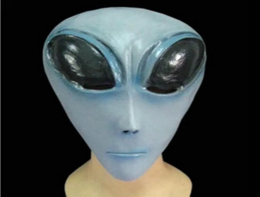 Забавный взрослый унисекс жуткий НЛО Большой глаз инопланетный латекс головная маска для вечеринки на вечеринке в Хэллоуин Косплей Карнавал Театр Костюм Маска 3340597