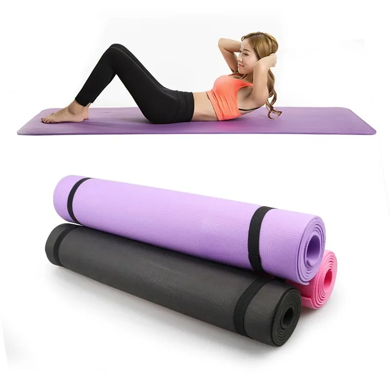 183cm Eva Yoga Mats Anti-Slip Couverture PVC Gymnastic Sport Health Perdre du poids Exercice de fitness Pad Women Sport Yoga Mat