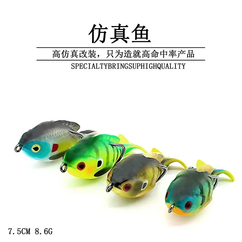 10 cm 10.5G Simulatie Kikker Baits Vissen Wobbler Baits Zachte mini -kunstmatige crank Hard aas Crankbait Fish Lures Tackle Tool