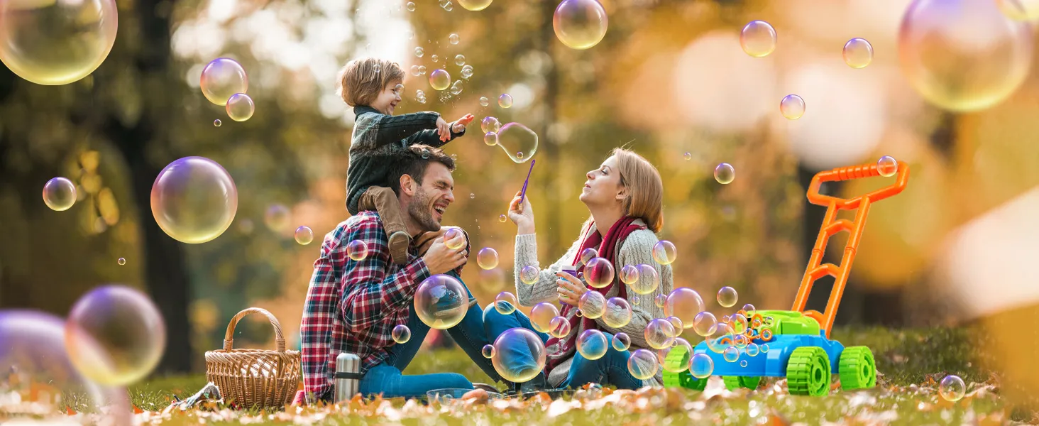 Bubble Lawn Mower for Toddlers