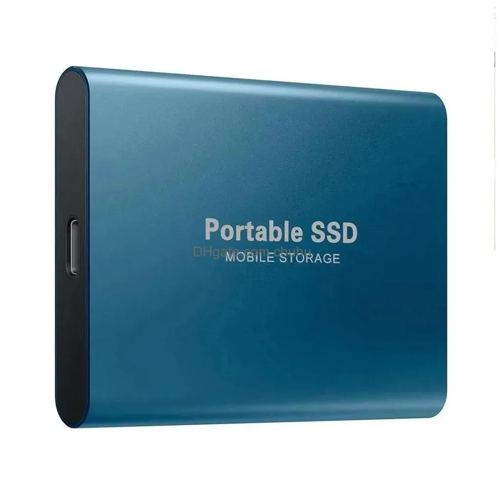 External Hard Drives Usb 3.1 Ssd Drive Disk For Desktop Mobile Phone Laptop Uter High Speed Storage Memory Stick Drop Delivery C Ot27Q Ot4Wv