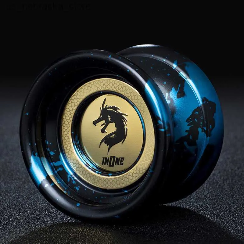 Yoyo Yoyo Highend Professional Yoyo Alloy Fancy Game Competition Childrens Classic Toy 230703 Q240418