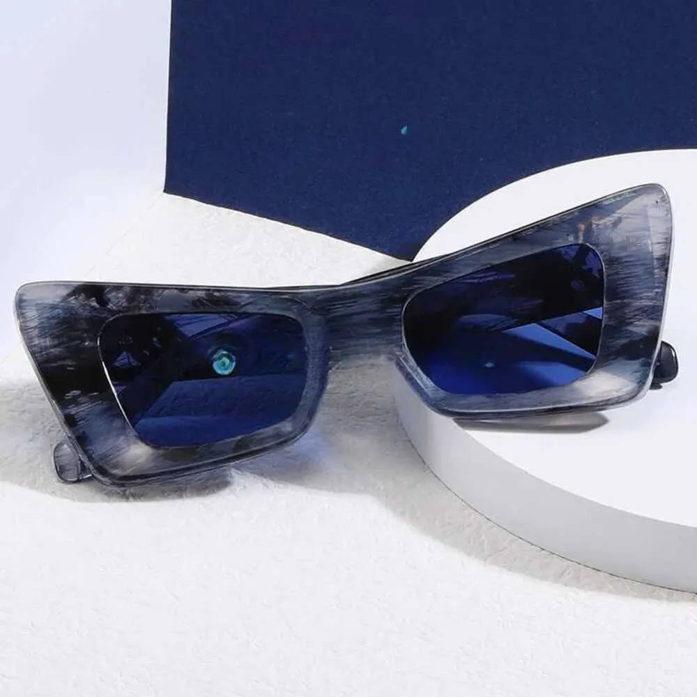 Cats Eye Y2K Fashion Ins le type de lunettes de soleil pour hommes et femmes verres