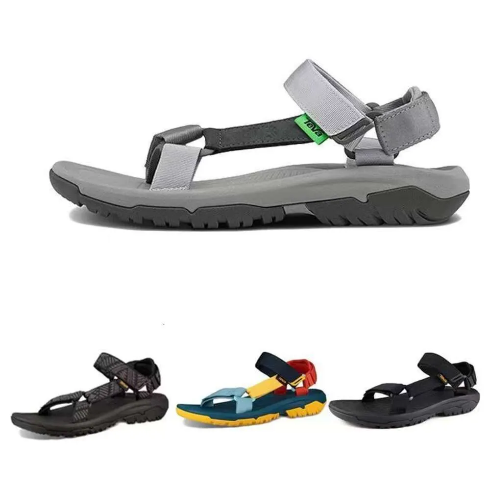 Ontwerper Teva Madness Hurricane XLT Men Dames Sandaal Fashion Rubber Casual Slipper Zwart Wit Gray Dark Gray Summer Beach Sandalen Flat Anti-Friction Slippers 16