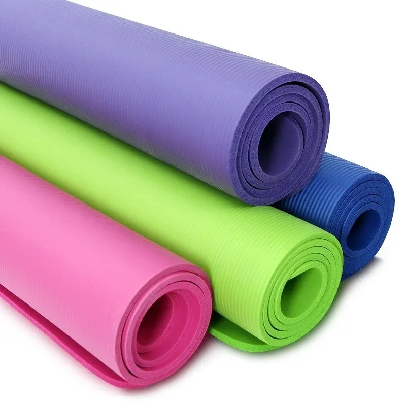 Tappetino da yoga tappetino da palestra sportiva non slip spessa tappetino da yoga in schiuma eva allenamento, yoga e pilates