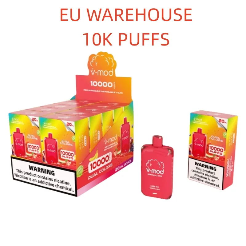 Factory Direct 10K Puffs Vape V-Mod Hot Sales Vape Vape Eu Warehouse Expédition