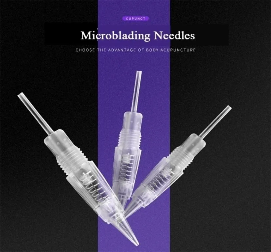 50st Microblading Machine Needles 1RL3RL5RL5F7F TATTOO CARTRIDGE EYEBROWRIP Permanenta makeup Tillbehör levererar 2202189610056