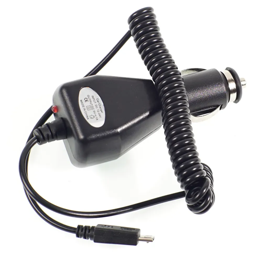 Laddare 10st / Lot Micro 5Pin Car Charger för HTC EVO 4G G7 HD3 HD2, Forsamsung S8000, Nokia 8600 Kindle Motorola V8 / V9