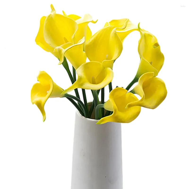 Dekorative Blumen Gute Flexibilität künstlicher PU -Paketinhalte Tischdekoration
