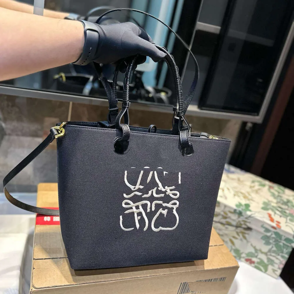 Factory Promotion Handbag l Jia Luo Shopping Bag Tote Large Capacity New Womens Commuting Canvas Fashionable and Versatile