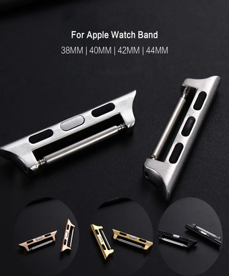 Banda adattatore in acciaio inossidabile da 10 pezzi per la sostituzione del connettore Apple Watch 44mm 44mm banda 11 Perfetto per adattatore serie 4 Dispillo fai -da -da -te130380