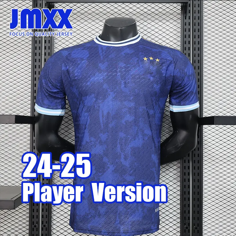 Jmxx 24-25 Аргентинские футбольные майки дома в гостях до матча мужская униформа майка футбольная рубашка 2024 2025 версия игрока