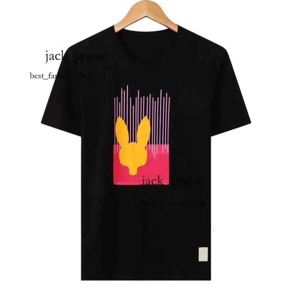 Camisa de coelho do PHYSCHO Top de qualidade masculina camisa feminina Designer de moda Tshirt Casal de manga curta Man Top Psyco Bunny Psychological Bunny Pyscho Bunny Physco Bunny 536