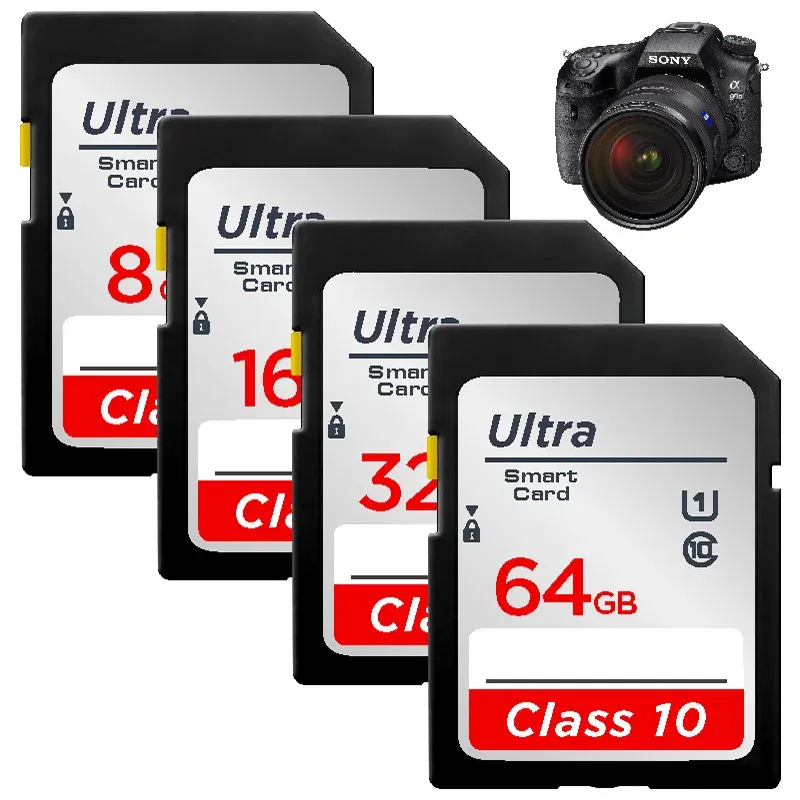 Cards Memory Card Camera 32gb SD1XC SD1HC Card C10 128GB 64GB cartao de memoria 256gb sd card For CANON SONY SRL 16GB 32GB