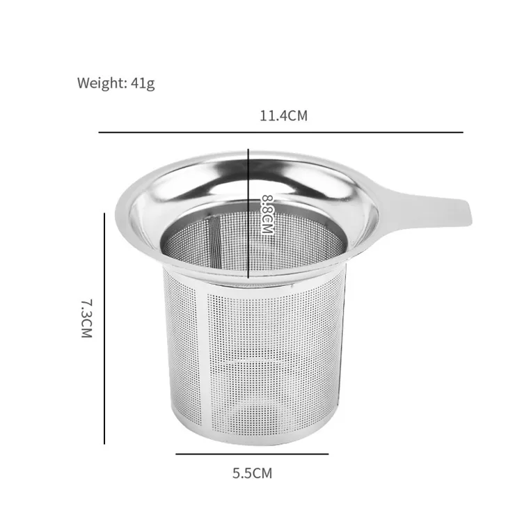 Stainless Steel Mesh Tea Tools Filters Household Reusable Coffee Strainers Metal Filter tea Strainer LT927