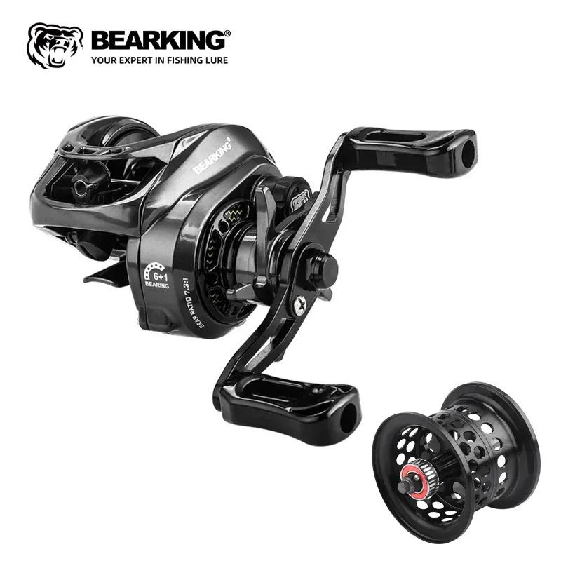 Boulonnage à appât de support 7.3 1 SHAUVEUR À grande vitesse Empêcher la ligne Tangling Fishing Reel From Saltwater Reel Fisha Pesca 240415