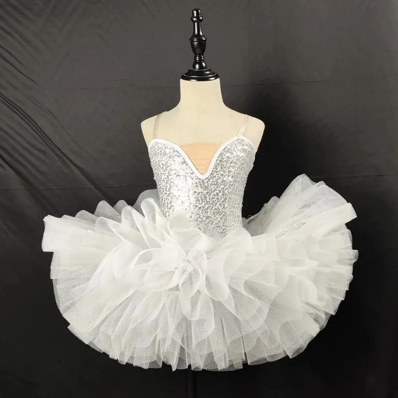 Платье балета Swan Lake Detrens Performance Comsume Детская танцевальная одежда для живота.