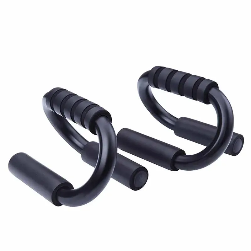 Push up a forma di S Stand Home Fitness Attrezzatura di fitness Dispositivo di allenamento muscolare pettorale Attrezzatura di supporto Push Up Body Black 240419