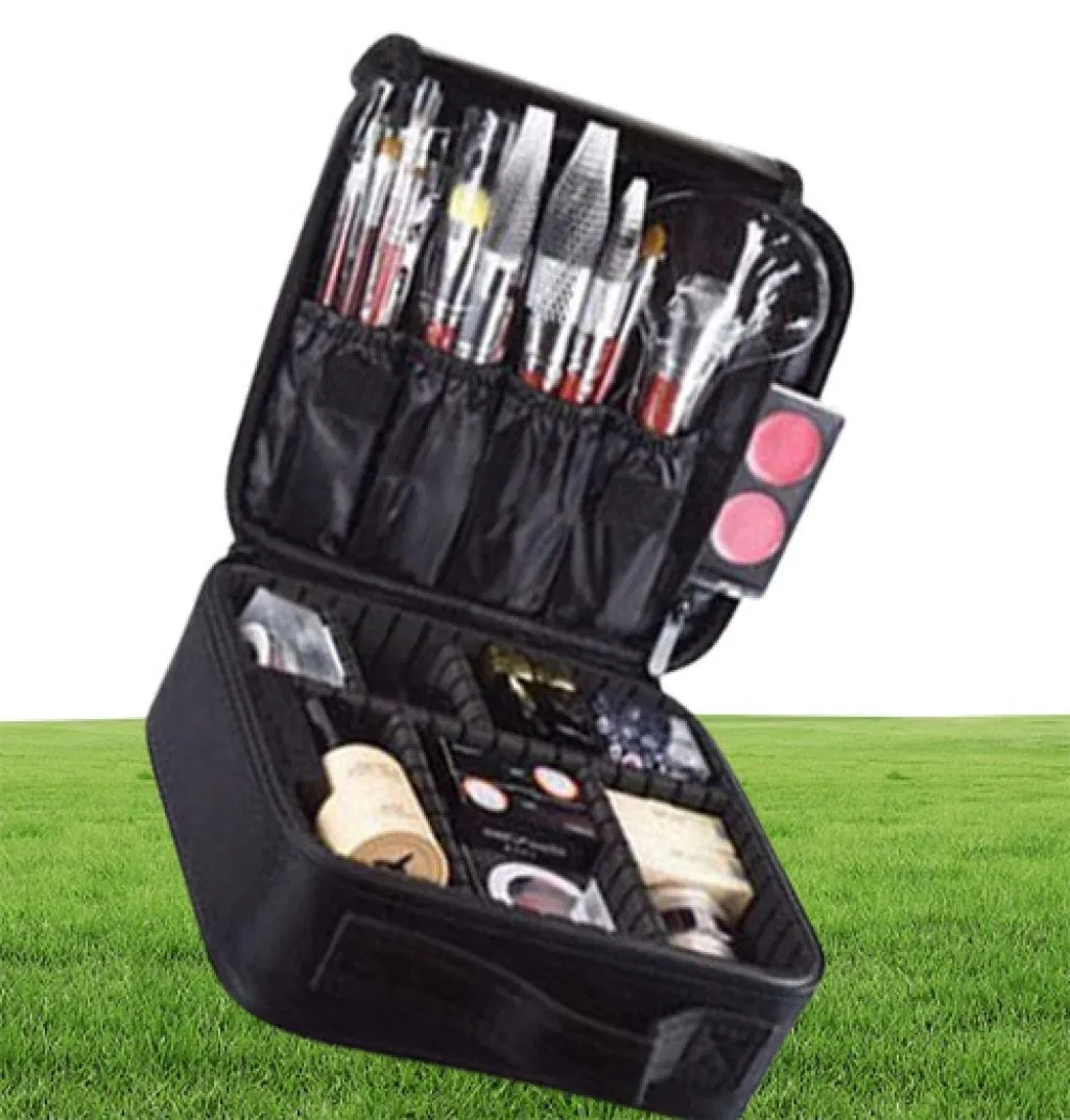 Rose Flower Professional Makeup Case Full Egleticic Voyage Suitcase pour la manucure Besoin de femmes Organisateur de sacs de cosmétiques pour Femme5690036