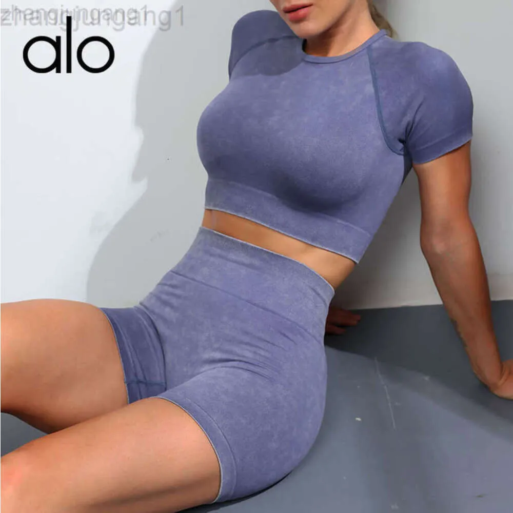 Desinger Alooo Yoga Aloe Tanks Suit Womens Fix Adapting Bra Shorts Sports Sports Top Fitness Pantal