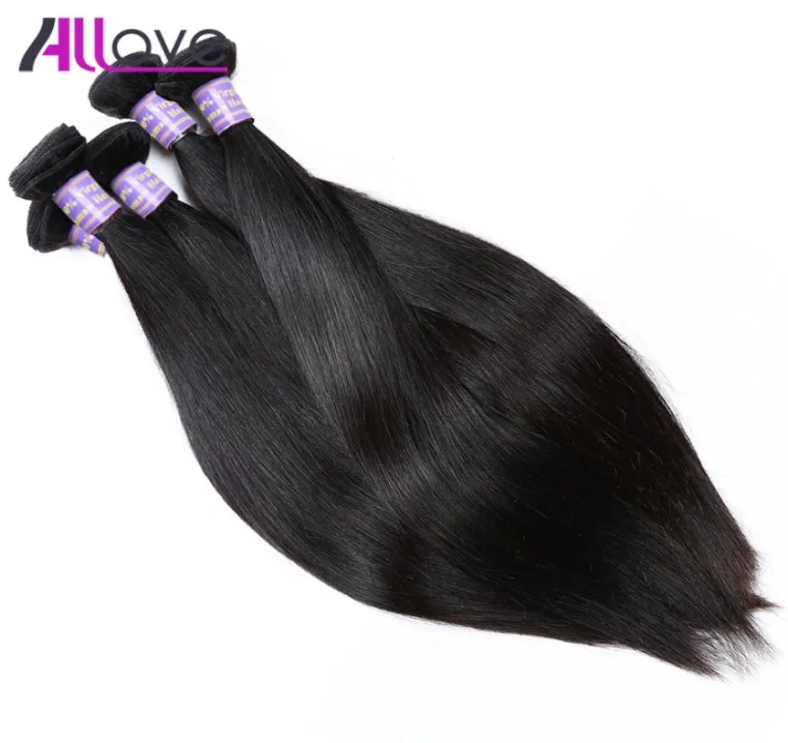 Pacotes de cabelo brasileiros baratos 8a 10pcs cabelos peruvões inteiros indianos e sedosos patos de cabelo virgem reta para mulheres negras5745666